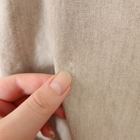 People Tree Gray and Pink Cotton Cut Out Dress US 6 UK 12 - Picture 6 of 10